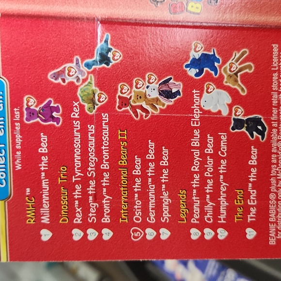 Ty teenie beanie McDonald's osito the bear - Picture 4 of 4